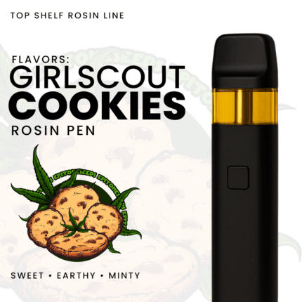 Girl Scout Cookies (GSC) Rosin Pen (Indica-Dominant Hybrid)
