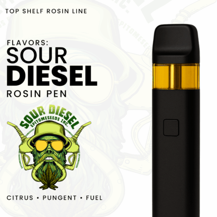 Sour Diesel Rosin Pen (Sativa-Dominant Hybrid)